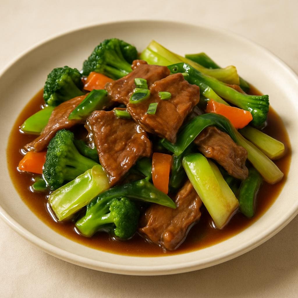 Beef w. Chinese Vegetable — Grand Wok Brooklyn