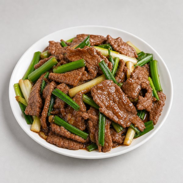 Beef w. Scallions — Grand Wok Brooklyn