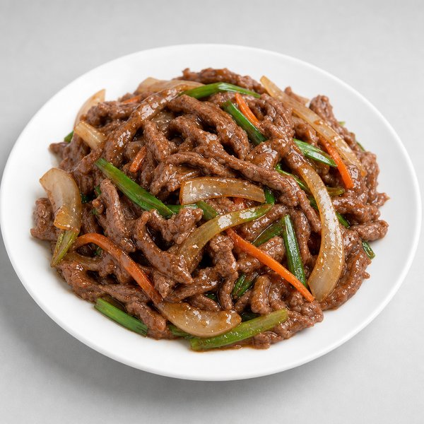 Shredded Beef w. Garlic Sauce — Grand Wok Brooklyn