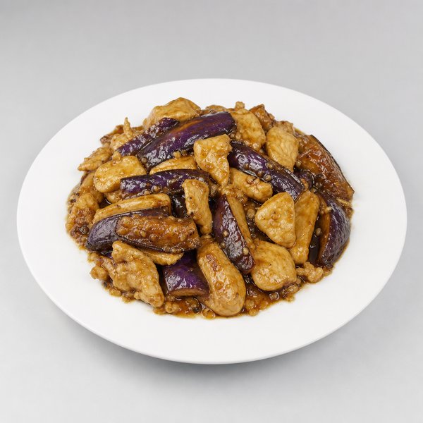 Chicken w. Eggplant in Garlic Sauce — Grand Wok Brooklyn