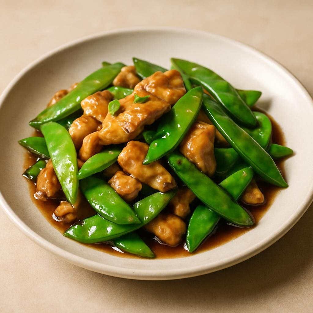 Chicken w. Snow Peas — Grand Wok Brooklyn