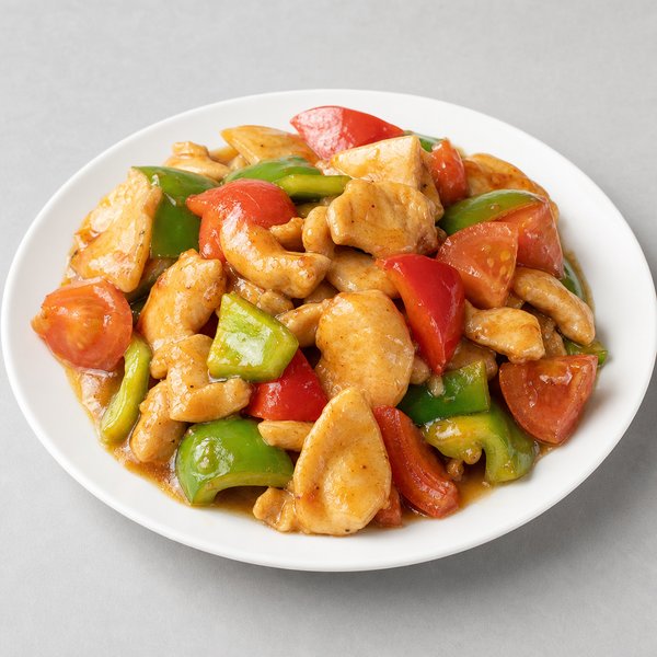 Chicken w. Pepper & Tomato — Grand Wok Brooklyn
