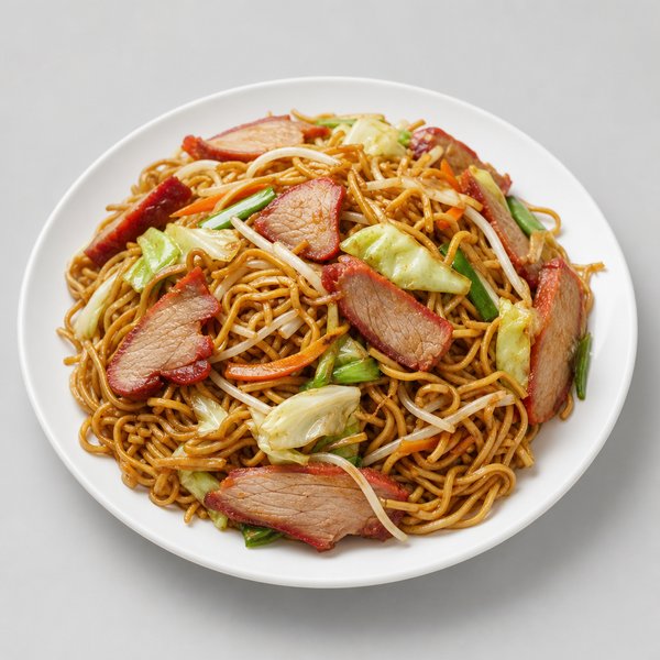 Roast Pork Chow Mein — Grand Wok Brooklyn