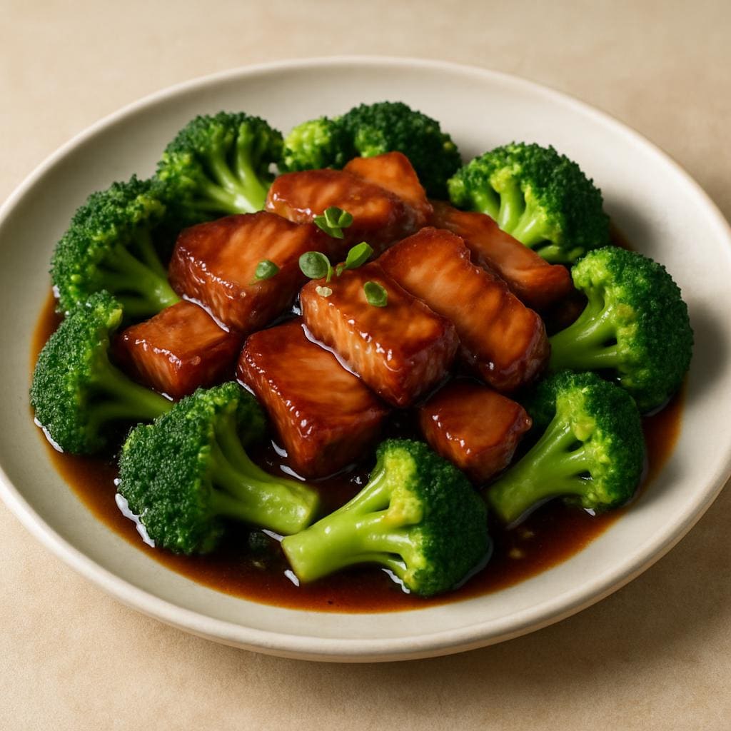 Roast Pork w. Broccoli
