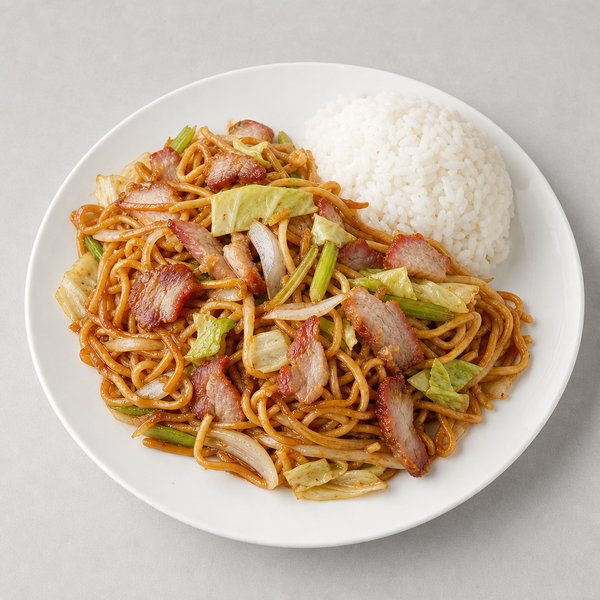 Roast Pork Chow Mein