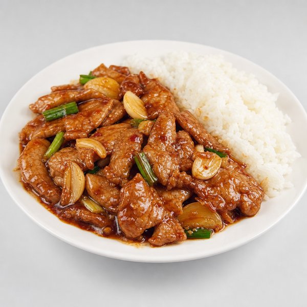 Pork w. Garlic Sauce