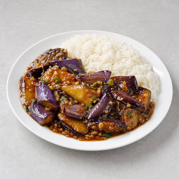 Eggplant w. Garlic Sauce