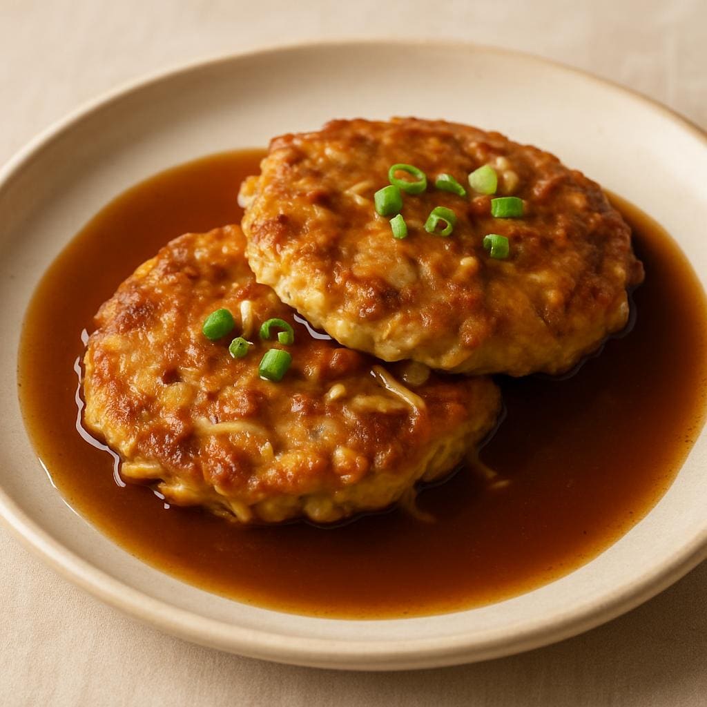 Roast Pork Egg Foo Young