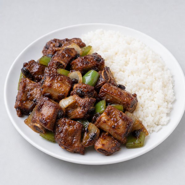 Spare Rib Tips w. Black Bean Sauce