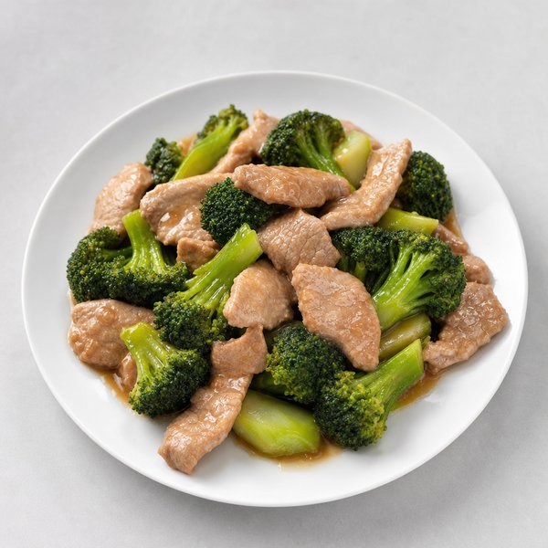 Steamed Pork w. Broccoli — Grand Wok Brooklyn