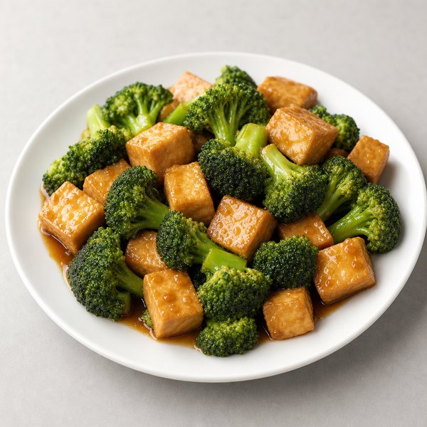 Steamed Broccoli & Tofu — Grand Wok Brooklyn
