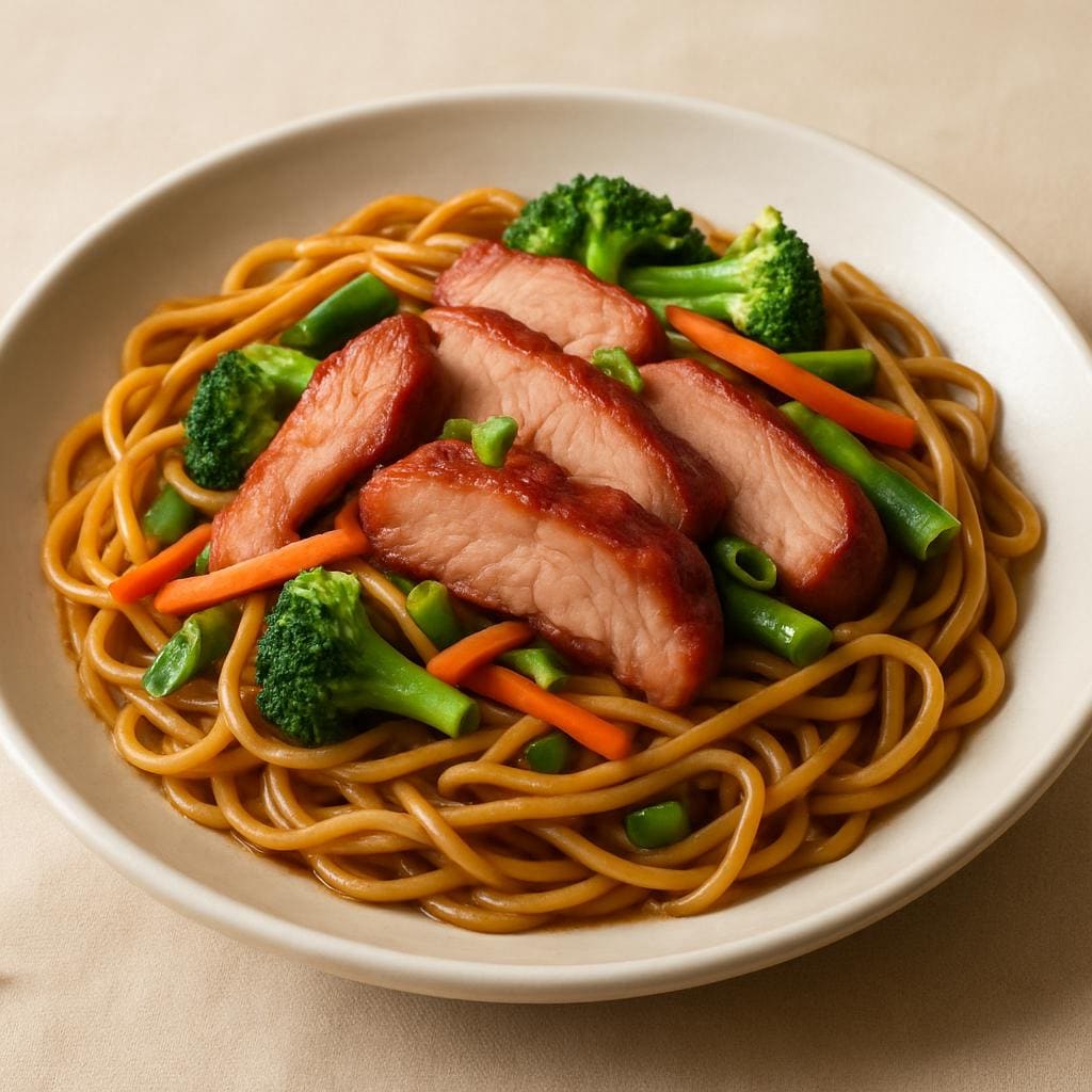 Roast Pork Lo Mein — Grand Wok Brooklyn