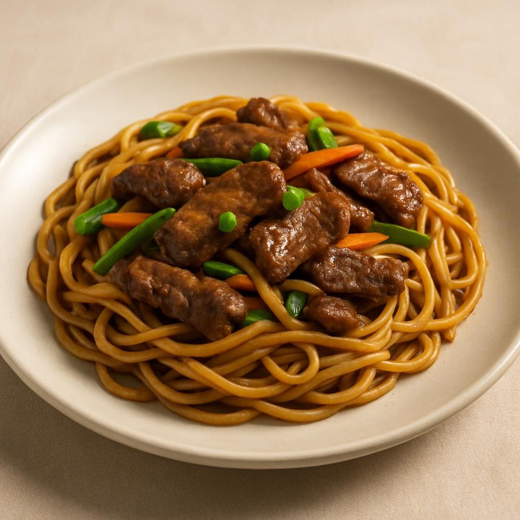 Beef Lo Mein — Grand Wok Brooklyn