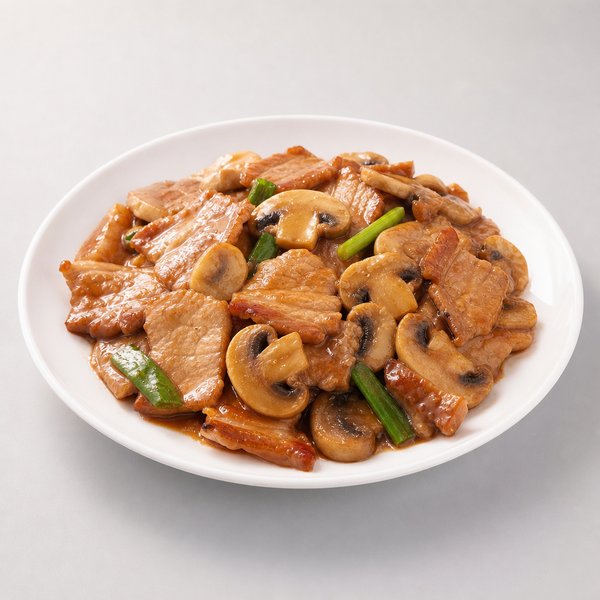 Roast Pork w. Mushroom — Grand Wok Brooklyn