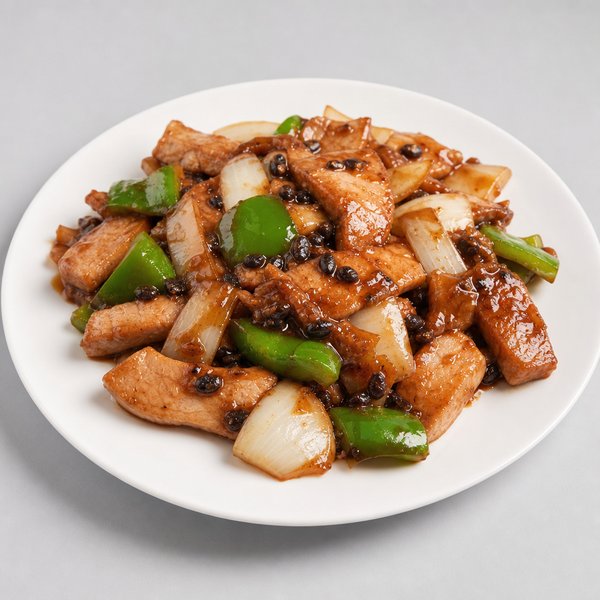 Roast Pork w. Black Bean Sauce — Grand Wok Brooklyn