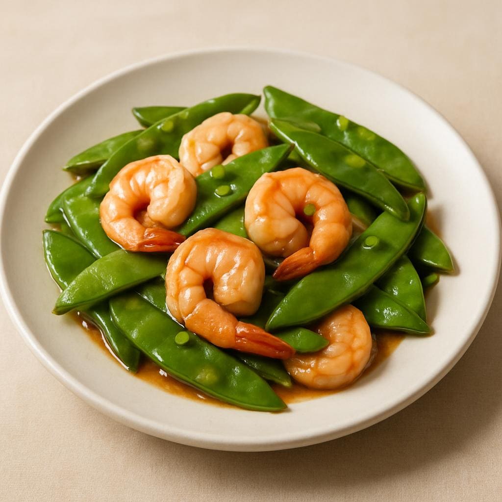 Shrimp w. Snow Peas — Grand Wok Brooklyn
